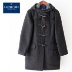 ショッピングダッフルコート LONDON TRADITION メンズ スリムロングダッフルコート チャコール MARTIN 秋冬 英国製 ウール ロンドントラディション マーティン