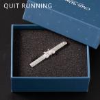 Yahoo! Yahoo!ショッピング(ヤフー ショッピング)自転車デザインのネクタイピン CHILLWORK ステンレス タイクリップ マットシルバー ホビー 趣味  英国ブランド 男性 クイトランニング 就職祝い 卒業式