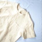 ヘンプ100％　麻　Tシャツ　メンズ　オーガニック　天然素材　カットソー　日本製　無染色無漂白 夏　無地　HEMP