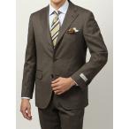 【アウトレット価格】※blazer's bank.com REDA ウールトロピカルピンヘッド柄ジャケット 春夏用 ブラウン