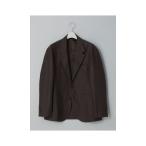 [ костюм квадратное ] мужской GOOVI жакет cupra linen хлопок Glo gran текстильный узор оттенок коричневого 