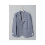 [ костюм квадратное ] мужской GOOVI жакет шерсть linen summer tsi-do "в елочку" оттенок голубого 