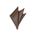 [ костюм квадратное ] мужской pocket square andreu.barcelona шелк мелкий рисунок оттенок коричневого 