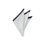 [ костюм квадратное ] мужской pocket square andreu.barcelona шелк точка оттенок белого 