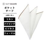 [ костюм квадратное ] мужской pocket square linen трубчатая обводка оттенок бежевого 