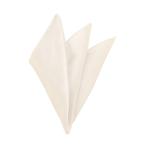 [ костюм квадратное ] двусторонний одноцветный × полоса шелк pocket square бежевый 