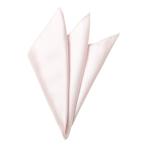 [ костюм квадратное ] двусторонний одноцветный × полоса шелк pocket square розовый 