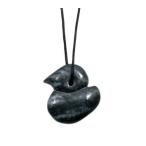 アーテック ArTec 黒蝋石 35X35X12mm ( φ3穴有 )