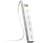  Elecom ECT-1530WH разветвитель 3m. защита ответвление вместе переключатель есть сверху поверхность 5.+ боковая сторона 5. ответвление розетка вместе переключатель 