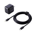 エレコム ACDC-PD8445BK USB Type-C 充電器 PD 45W PPS対応 USB-C ×1ポート ノートパソコン向け 小型 Windows パソコン MacBook iPad タブレット