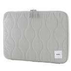 エレコム BM-IBQTO14GY パソコンケース 14インチ オニオンステッチ キルティング 衝撃吸収 ( ~14インチ MacBook Surface Chromebook HP