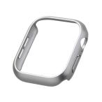 ショッピングアップルウォッチ カバー エレコム AW-24ABPPMSV アップルウォッチ カバー Apple Watch Series 10 [ 46mm ] バンパー ハード 側面保護 メタリック シルバー
