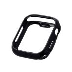 エレコム AW-24BBPUBK アップルウォッチ カバー Apple Watch Series 10 [ 42mm ] バンパー ソフト 側面保護 ブラック