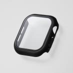 エレコム AW-24BFCGBK アップルウォッチ カバー Apple Watch Series 10 [ 42mm ] フルカバー 表面硬度10H 全面保護 指紋防止 飛散防止