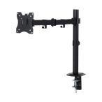  Elecom DPA-SN01BK монитор arm одиночный 17~32 дюймовый выдерживаемая нагрузка 9kg VESA стандарт 75×75/100×100 дисплей соответствует зажим & резиновая втулка тип кабель место хранения 