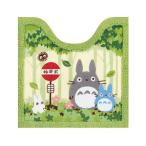 センコー となりのトトロ なかま トイレマット 約60×60cm グリーン 抗菌 防臭 日本製 キャラクター 37145