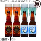 2種飲み比べ　網走ビール 2種 流氷ドラフト ABASHIRIプレミアムビール 各330ml×2本