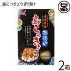 沖縄県産島らっきょう 酢漬け ぬちまーす入り×2箱 南都物産 沖縄 お土産 漬物 おつまみ