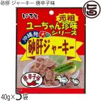 ユーちゃん珍味シリーズ 砂肝ジャーキー 唐辛子味 40g×5袋 はると 沖縄