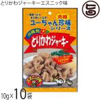 ユーちゃん珍味シリーズ とりかわジャーキー エスニック味 10g×10袋 はると 沖縄