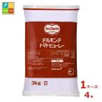  Dell monte томатное пюре -3kg плёнка упаковка ×1 кейс ( все 4шт.@) бесплатная доставка 