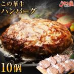 ハンバーグ 1kg (100g×10個) 冷凍 この華牛 牛肉 宮崎県産 国産 送料無料 ギフト 贈り物 お取り寄せ グルメ 土産 特産 送料無 旨さに訳あり