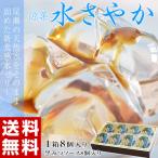 送料無料 尾瀬の天然水をそのまま固めた 水ゼリー 涼菓 水さやか 黒蜜ソース付　常温