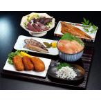 カネオト石橋商店『焼津 名産品セット』（鮪づけ丼の素、かつおタタキ、しらす釜揚げ、黒はんぺんフライ、鰹ハラモ塩麹、さば味噌煮） ※冷凍