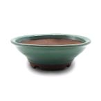  бонсай горшок 4 номер круг .. горшок зеленый цвет Oribe . 4 день город Banko .. type керамика примерно 15 см . дерево маленький товар маленький цветочный горшок мох модный 