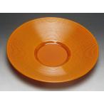 【Ｂ級品】赤茶　ＰＰ茶托　[普段使いの食器]