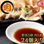 ショッピング餃子 「肉餃子」24個入り 野菜5割 肉5割 にんにく少々 冷凍  静岡 人気 餃子 ギョーザ 冷凍餃子 静岡グルメ つまみ ニンニク