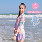 2点セット キッズ水着 女の子 水着 スクール水着 セパレート トップス ショートパンツ付きスカート スポーツウエア 子供 水着 スイムウェア レデイース 水着