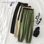  брюки-карго женский защищающий от холода Work хлеб брюки из твила брюки женский Корея способ Trend casual тренировочный длинные брюки низ модный женский 