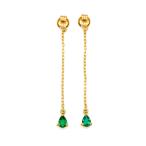 K18 エメラルド スイング キャッチ sgrondare レディース 18K 18金 クリスマス Xmas