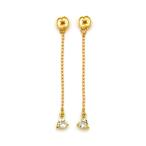 スイングキャッチ アクアマリン regaletto ハート ゴールド K18 レディース 18K 18金 クリスマス Xmas