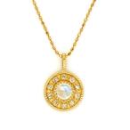 ペンダントトップ ブルームーンストーン ダイヤモンド cosmo ネックレス PT900・K18・K10選択可 プラチナ ゴールド