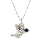 ペンダントアイオライトシルバー92...