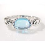 SV925ブルートパーズリング指輪...