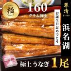 うなぎ 国産 蒲焼 極 1尾 浜名湖 鰻 