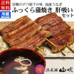 ショッピングうなぎ 国産 うなぎ蒲焼きギフト うなぎ 国産うなぎ蒲焼 肝吸いギフト詰め合わせ 送料無料