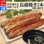 うなぎ 浜名湖山吹ふっくら柔らか国産うなぎ長蒲焼き2尾 お吸い物ギフトセット 送料無料