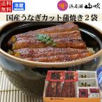 鰻 ギフト 国産うなぎカット蒲焼2枚 肝吸いセット 浜名湖山吹ギフト 送料無料