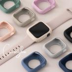 アップルウォッチ カバー ケース apple watch シリコン ソフトケース かわいい おしゃれ 38mm 40mm 41mm 42mm 44mm 45mm 46mm 保護ケース くすみカラー