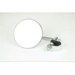 4インチクランプ ミラー クローム バックミラー