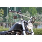 ３インチ クランプミラー ブラック  バックミラー　22.2ｍｍ　1インチ　ハンドル対応