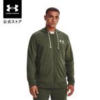 【50%OFF】公式 アンダーアーマー UNDER ARMOUR メンズ トレーニング パーカー UA ライバルテリー フルジップ フーディー  スウェット 1370409