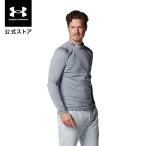 ショッピングアンダーアーマー 公式 アンダーアーマー UNDER ARMOUR メンズ ゴルフ ベースレイヤー インナー コールドギア フィッティド ロングスリーブ モックシャツ