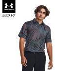 【30%OFF】公式 アンダーアーマー UNDER ARMOUR メンズ ゴルフ ポロシャツ UAプレイオフ プリント ポロ3.0 半袖 1378677 父の日