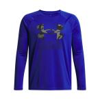 [30%OFF] официальный Under Armor UNDER ARMOUR Kids UA Tec hybrid принт Phil длинный рукав футболка Train футболка длинный рукав long T 1380470