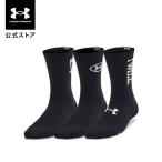 【30％OFF】公式 アンダーアーマー UNDER ARMOUR Womens Sportstyle UAエッセンシャル ノベルティ クルー ソックス (3足セット) (トレーニング/WOMEN) 1382942